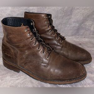 Thursday Boot Co President Brown Leather Heritage Ankle Work Lace Up Boots 11.5
